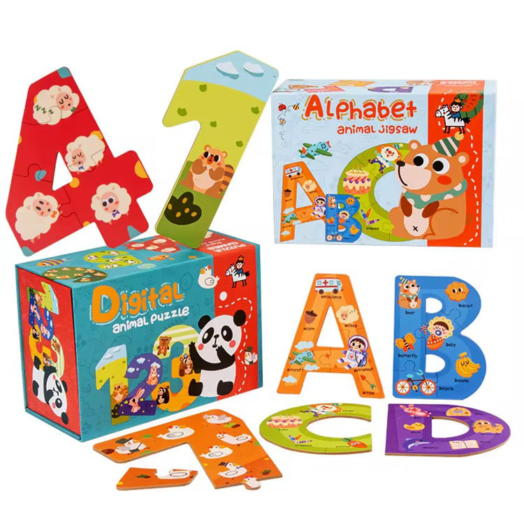 Animal Alphabet Jigsaw Puzzles