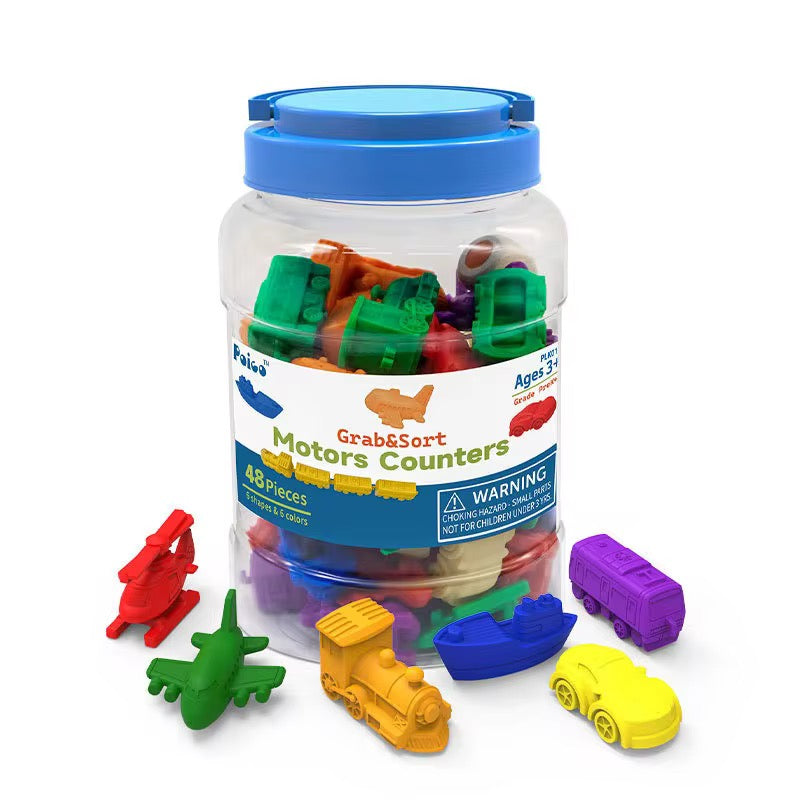 Motor Sorting & Counting Set – 48 Pieces