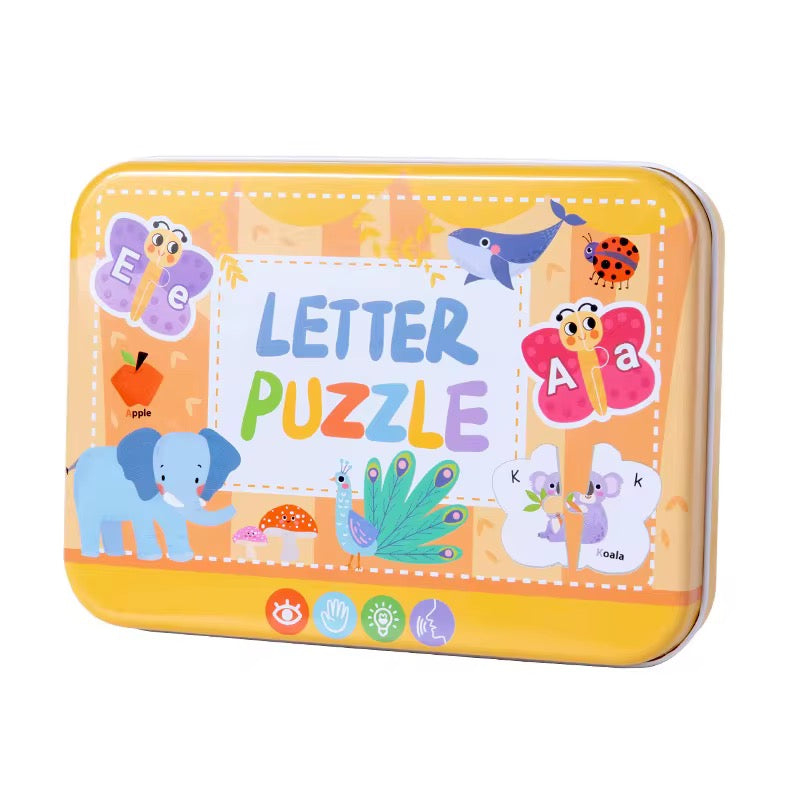 A–Z Letter Puzzle & Number Train Learning Set