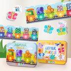 A–Z Letter Puzzle & Number Train Learning Set