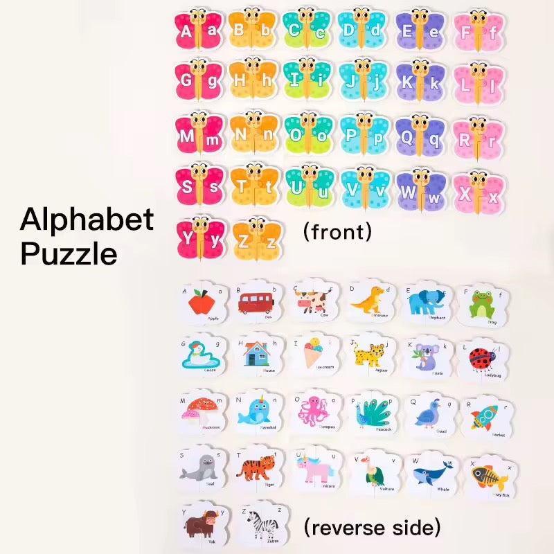 A–Z Letter Puzzle & Number Train Learning Set