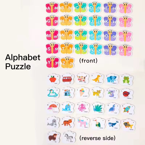 A–Z Letter Puzzle & Number Train Learning Set