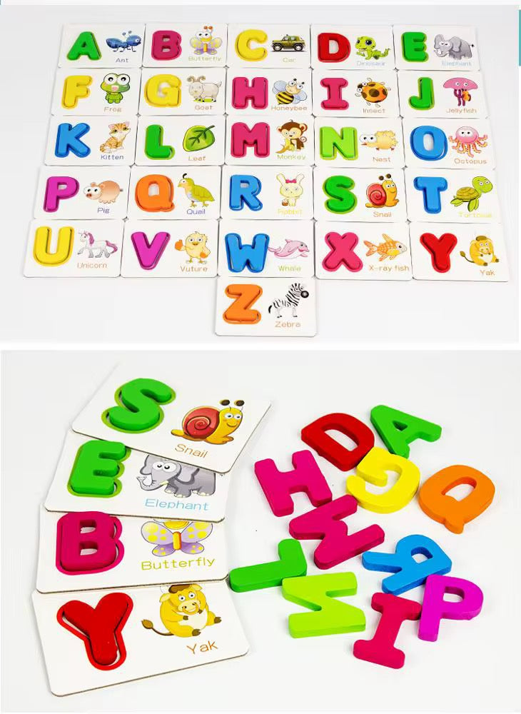 Alphabet Matching & Tracing Learning Cards
