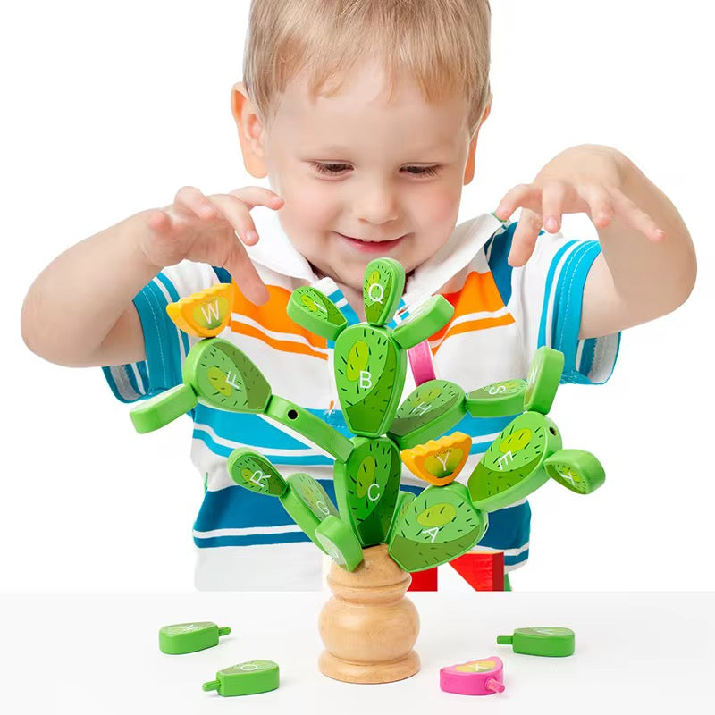 Alphabet Cactus Balancing Toy