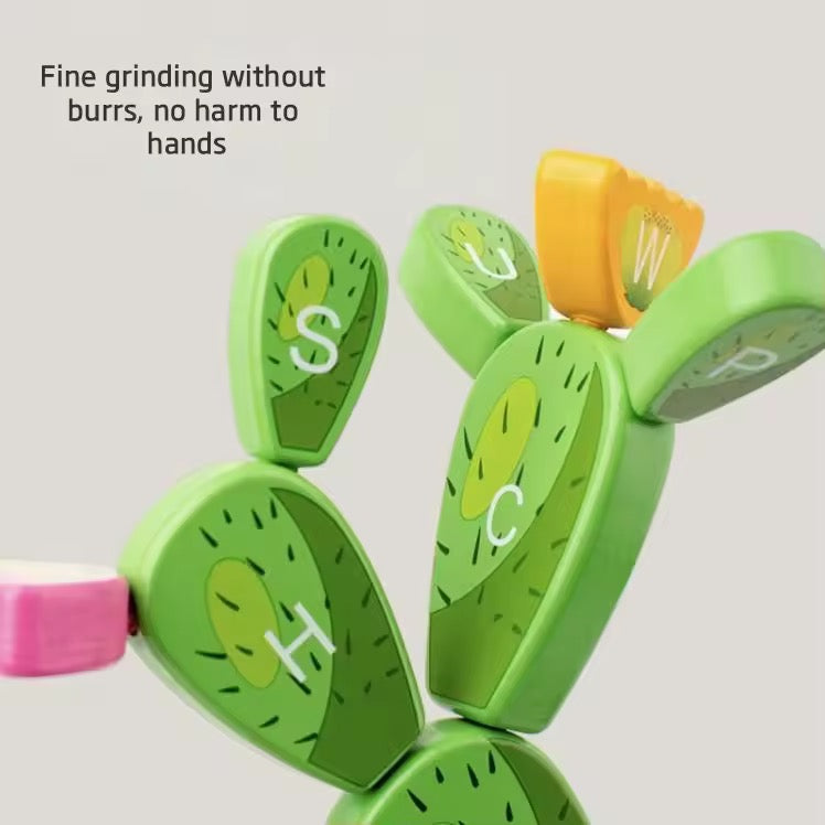 Alphabet Cactus Balancing Toy