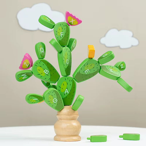 Alphabet Cactus Balancing Toy
