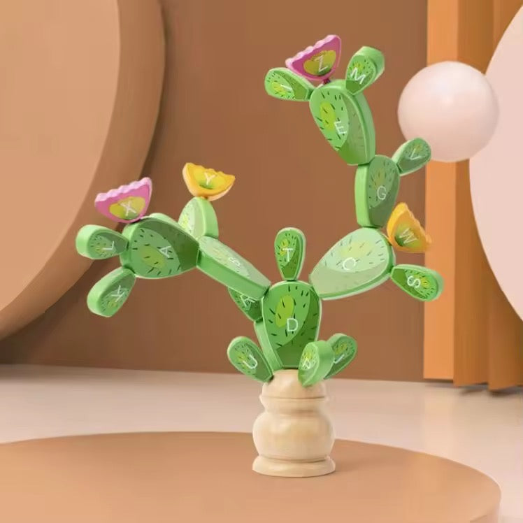 Alphabet Cactus Balancing Toy