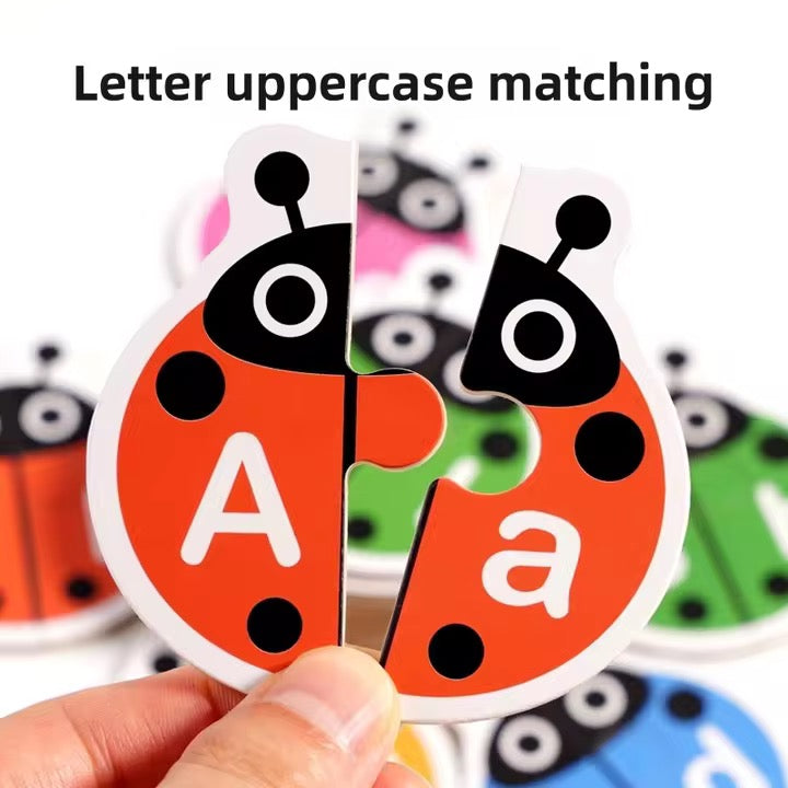 Ladybug Alphabet Matching Puzzle – 52 Pieces