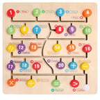 Alphabet & Number Learning Maze Boards