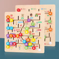 Alphabet & Number Learning Maze Boards