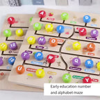 Alphabet & Number Learning Maze Boards