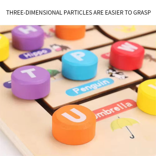 Alphabet & Number Learning Maze Boards